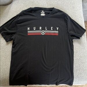 Hurley Black Short Sleeve Graphic Tee